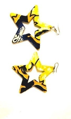 Boucles d'oreille étoiles BIDEMI