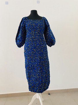 Evening dress / Authentic Orange loincloth dress / Elastic from top to bottom