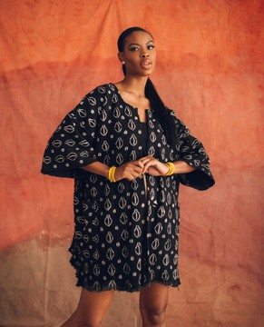 Osikani Bogolan Cloak (Pre-Order)