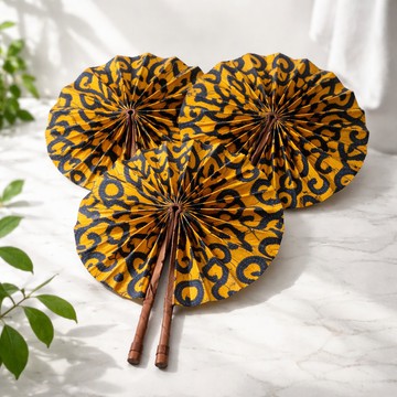 EVENTAILS WAX CUIR /VENTILATEUR/ FAN