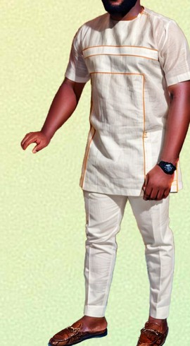 Men's short kaftan