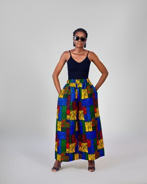 The Sun Mosaic Wide-Leg Trousers