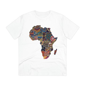 Unisex T-shirt - "Patchwork Style Map Africa"