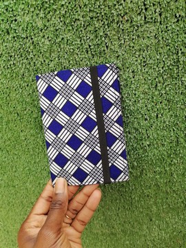 Passport case / passport cover Wax " Checkmate " "