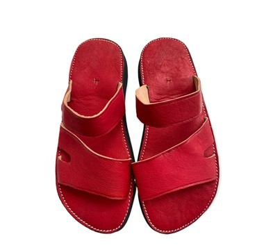 Sandale en vrai cuir Marron mode homme de très haute qualité