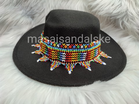 Chapeaux Fedora, chapeau fedora perlé africain