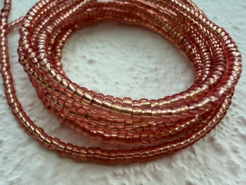 Guava Glow - Luxury Waistbeads, Waist Chain, Bayas, Bine Bine, Binbin, Body Jewelry, Belly Beads
