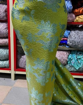Damask for women, women lace fabric (5 yards )