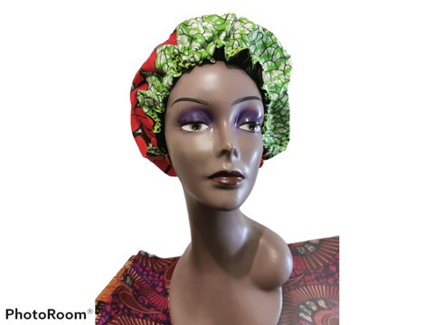 BONNET WAX ET SATIN SMALL (S &amp; M)