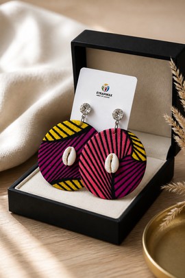 Bohemian Cowrie Earrings