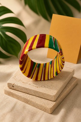BRACELET ETHNIQUE EN WAX, MANCHETTE WAX, BIJOU AFRICAIN, BRACELET AFRICAIN