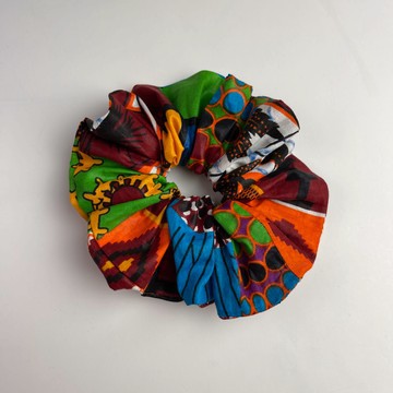 African Print Ankara Mixed Print XXL Cotton Scrunchie