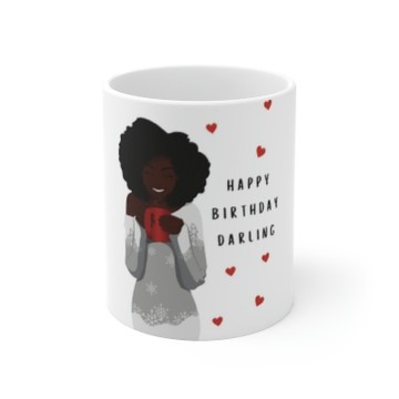 Happy birthday darling mug / gift/ happy birthday