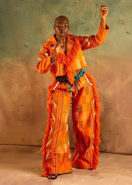NANYA STRAIGHT SET — BURNT ORANGE (nyfw)