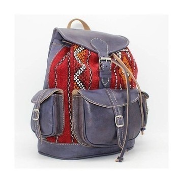 BIG SALE! Genuine Leather Backpack  Handmade by Cuiroma Craftsmen in Morocco