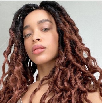 Perruque frontale Mermaid Locs