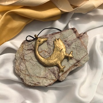 Sankofa Brass Necklace