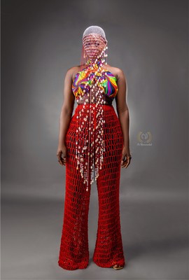Ensemble Pantalon Inter séla couronne de Coris et de perles