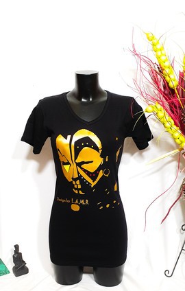 Africa boy face t-shirt (body)