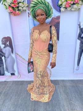 Aline asoebi dress, traditional wears