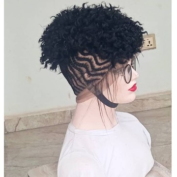 Afro cornrow, Braided wig, Braids wig, feeding braids, wig for black women, Handmade braids wig