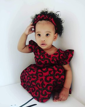 Robe dos noeud fille