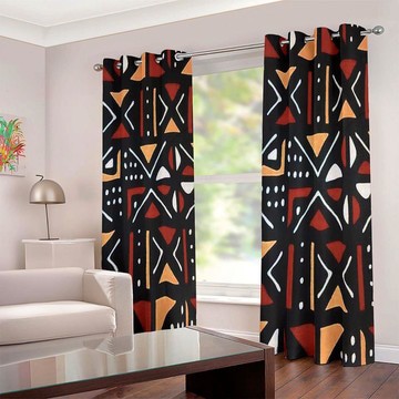 Cultural Unique Bath Mat White and Black Bathroom Rug (LARGER SIZES AVAILABLE)