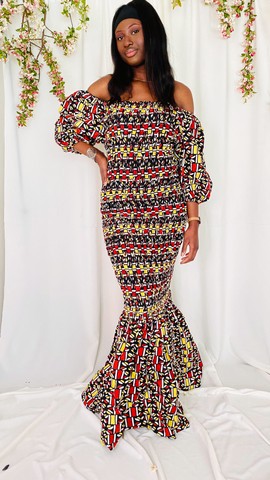 Wax mermaid dress - Wax evening dress