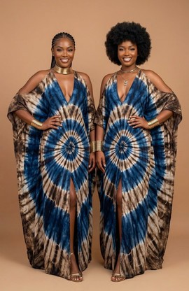 Robe longue plissée Mikado avec foulard assorti