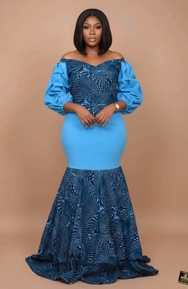 Robe élégante sirène
