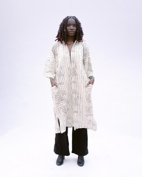 Dreamweaver hooded bogolan cloak (Pre-Order)