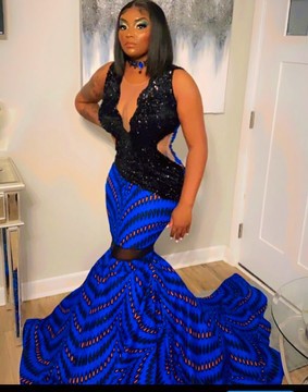 Robe de bal Ankara, robe de bal africaine, robe sirène élégante