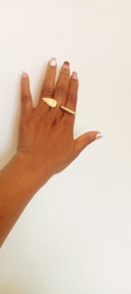 Brass ring, simple ring, adjustable ring