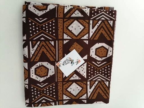 Wax fabrics 100% cotton 2 yards 1m80