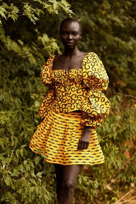 Luchi African Print Blouse