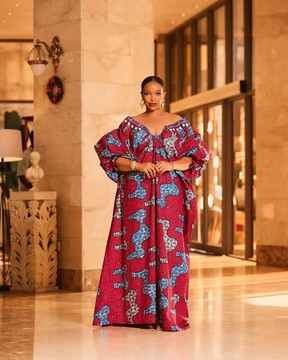 Bubu Gown, Ankara Gown, African plus Size Ankara Dress