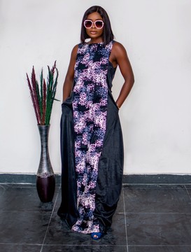 African Sassy Woman Long Dress for Weddings/Special occasions/Plus Size