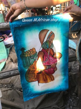 Peinture Africaine Art / Peinture Murale / Batick / Cire
