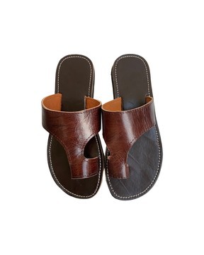Sandale en Vrai Cuir Fait Main - Confort Naturel et Élégance Artisanale