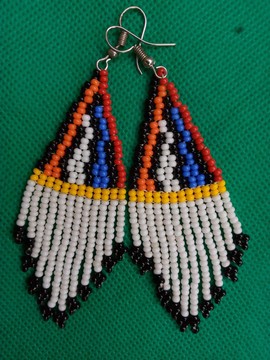 Boucles d'oreilles africaines / boucles d'oreilles maasaï / bijoux femmes / boucles d'oreilles faites à la main