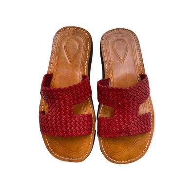 Sandale en vrai cuir Marron mode homme de très haute qualité