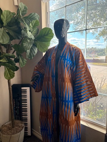 Ankara kimono dress
