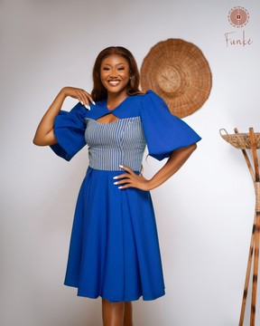 Robe Orun bleue