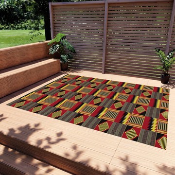 Stunning Multi Colored Area Rugs Colorful Outdoor Carpet(LARGER SIZES AVAILABLE)