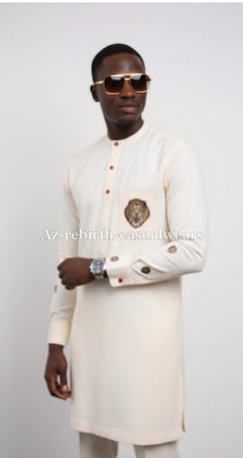 Embroidered men's kaftan