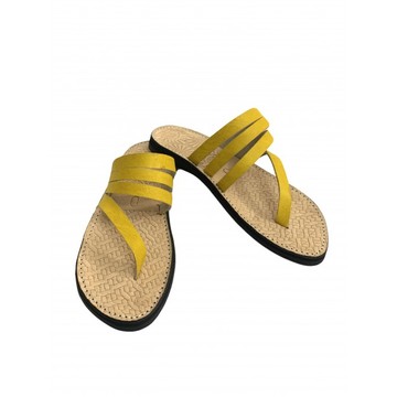 Sandale en cuir véritable pour femme