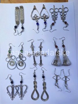 Silver earrings , wholesale earrings , silver statement earrings , women earrings