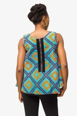 African PrintTop, Ankara top, African Womens Clothing, Womens Clothing, Womens wear