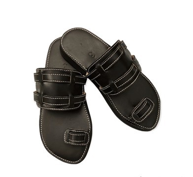 Sandale en vrai cuir Marron mode homme de très haute qualité