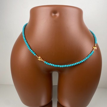 Bayas , perle de taille, bine bine , binbin , bijoux de ventre , perle de hanches, bijoux fait main